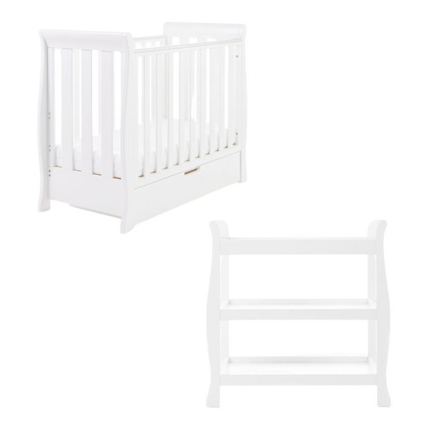 Obaby Stamford Space Saver Sleigh 2 Piece Room Set