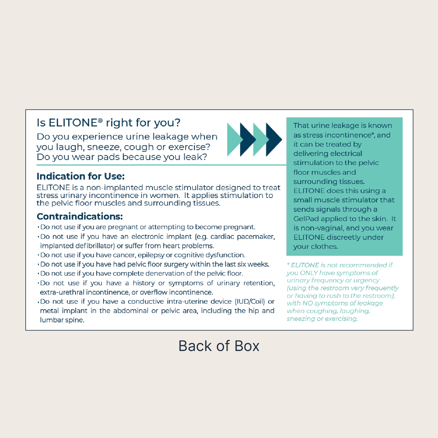 ELITONE Female Incontinence External Pelvic Floor Exerciser Therapy Kit-Electrical Muscle Stimulators-Parent Studio