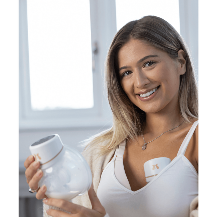 Fraupow Double Wearable Hands-Free Breast Pump