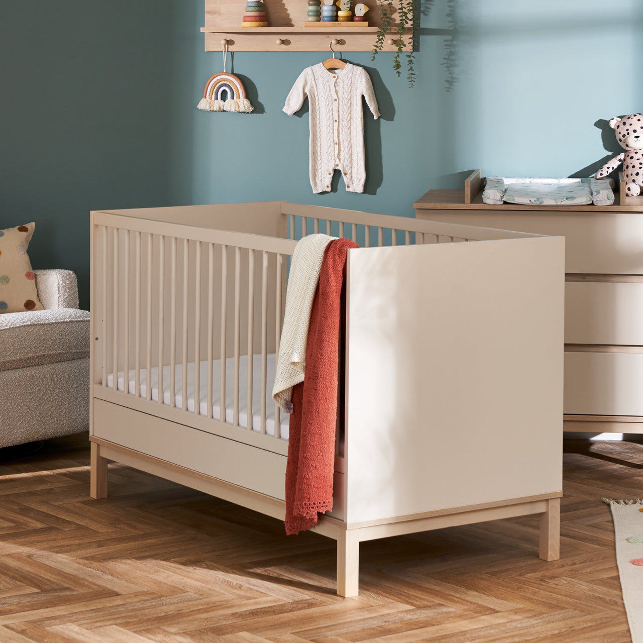 Astrid Mini Cot Bed Satin