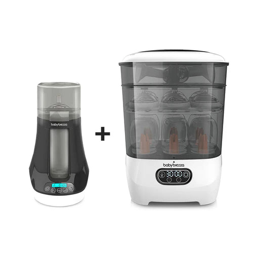 Baby Brezza Bottle Breastmilk Warmer AND Steriliser Dryer Advanced Bundle