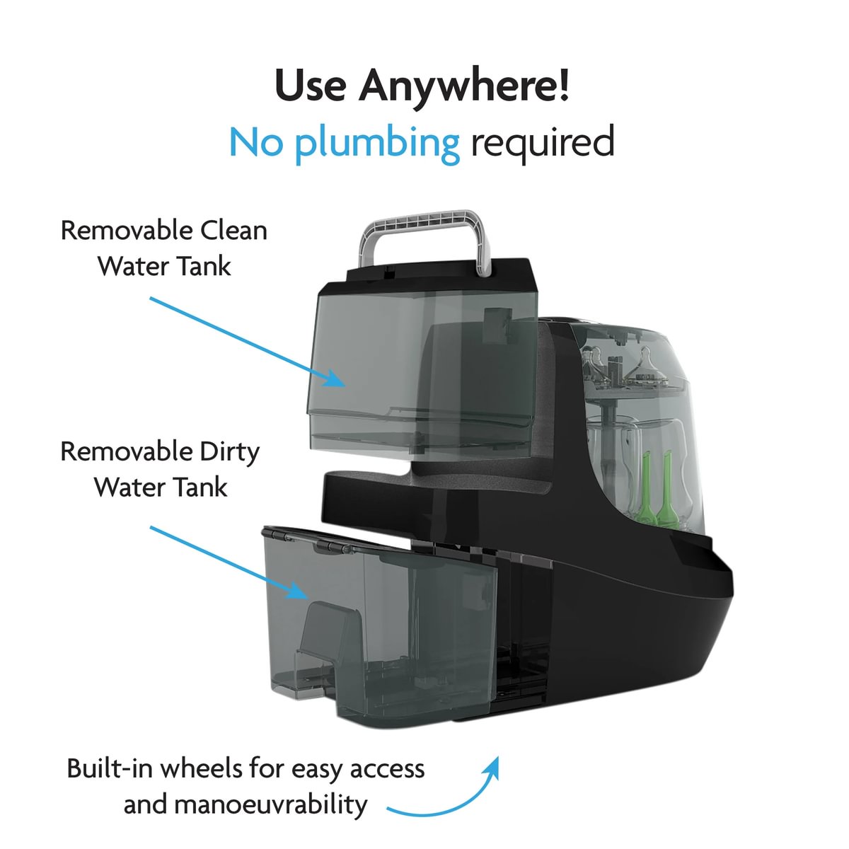 Baby Brezza Bottle Washer Pro-Bottle Warmers & Sterilizers-Parent Studio
