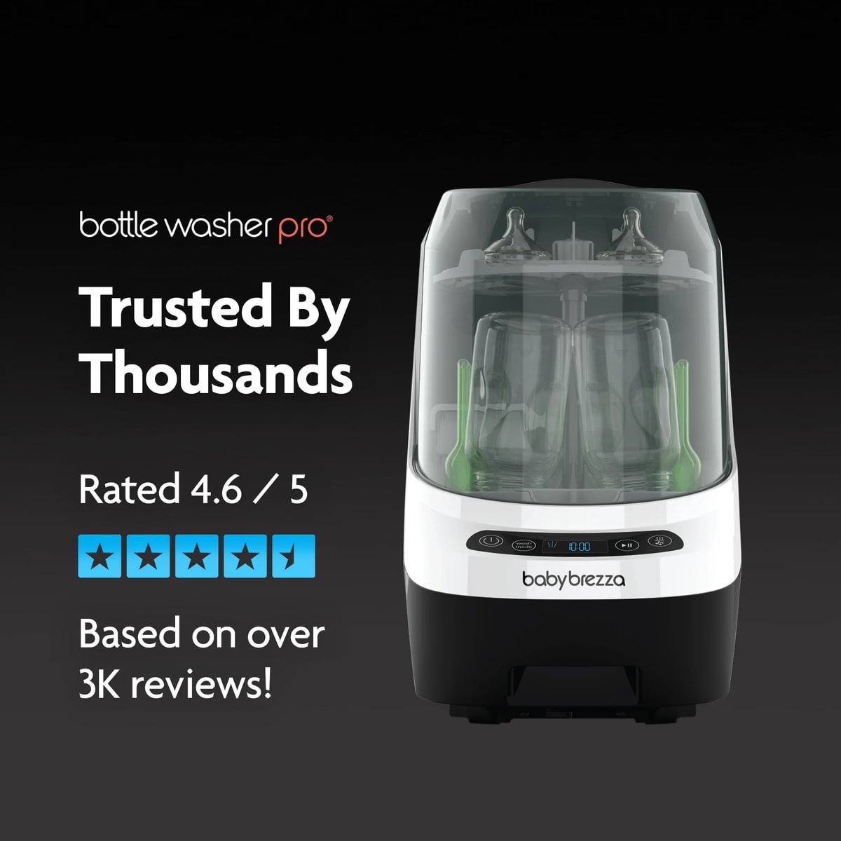 Baby Brezza Bottle Washer Pro-Bottle Warmers & Sterilizers-Parent Studio