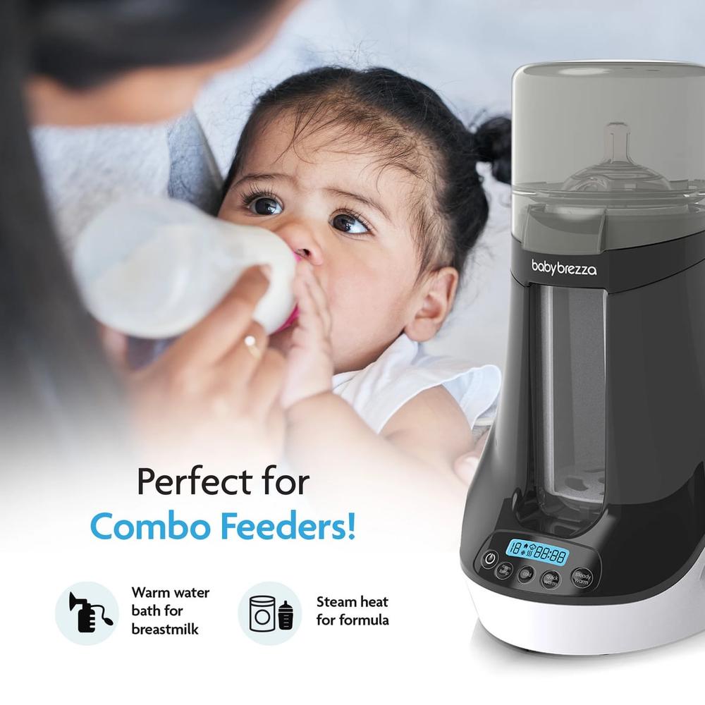 Baby Brezza Formula Pro Advanced AND Bottle & Breastmilk Warmer Bundle