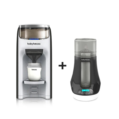 Baby Brezza Formula Pro Advanced AND Bottle & Breastmilk Warmer Bundle