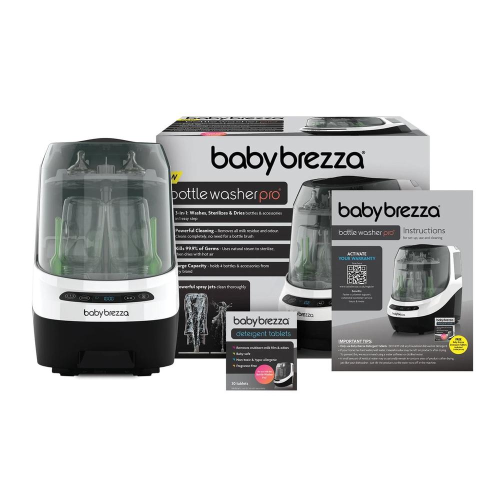 Baby Brezza Formula Pro Advanced AND Bottle Washer Pro Bundle