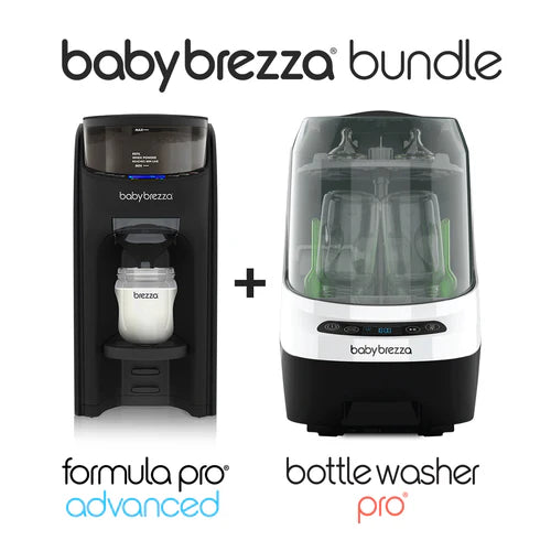 Baby Brezza Formula Pro Advanced AND Bottle Washer Pro Bundle