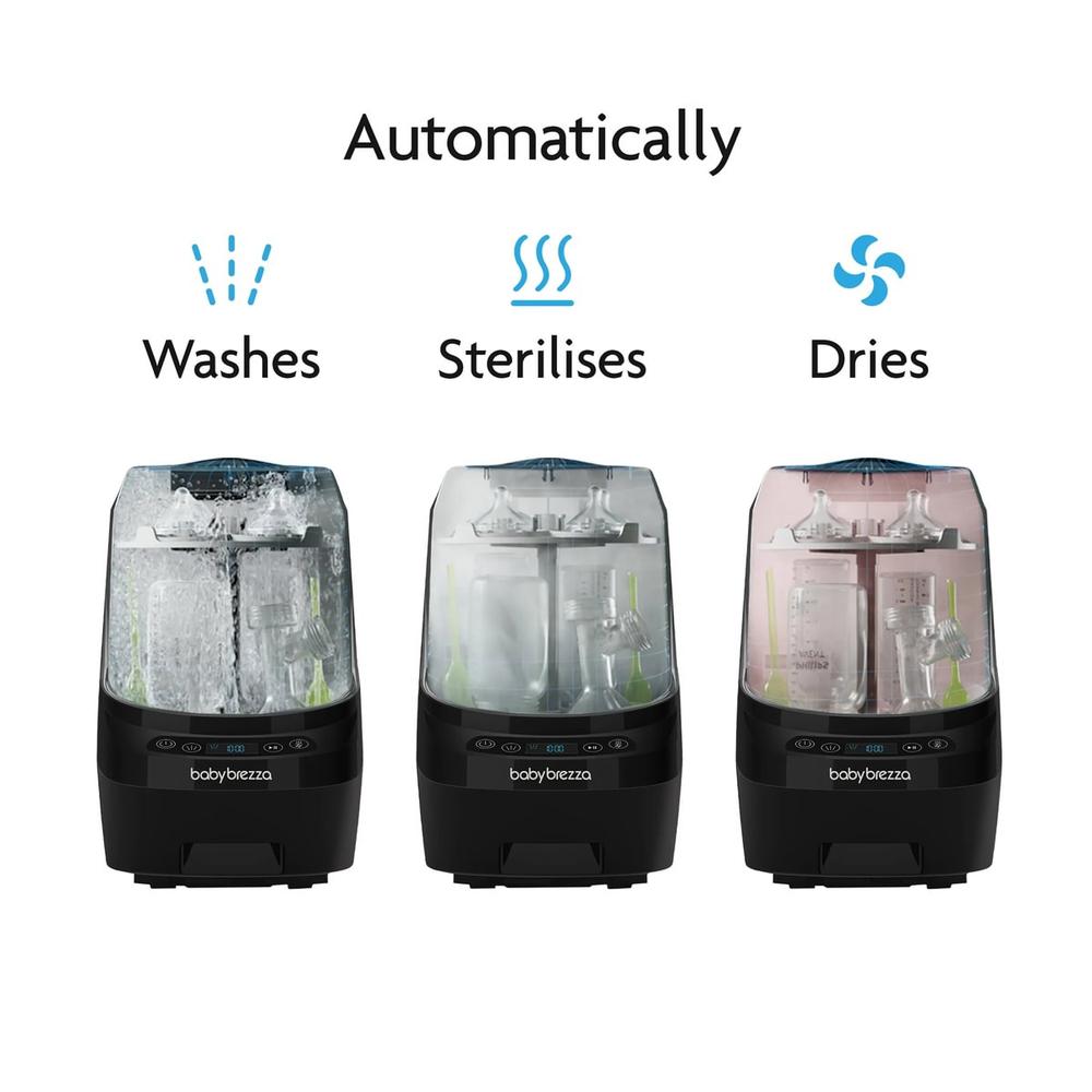 Baby Brezza Formula Pro Advanced AND Bottle Washer Pro Bundle