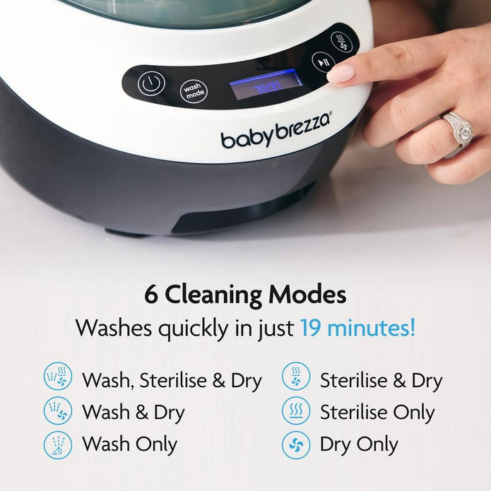 Baby Brezza Formula Pro Advanced AND Bottle Washer Pro Bundle