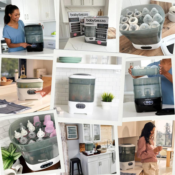 Baby Brezza Steriliser and Dryer Advanced - Ultimate Brezza Sterilizer for Safe Baby Feeding