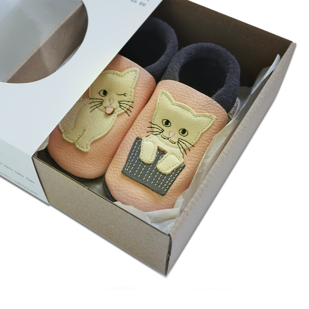 Baobaby Soft Sole Baby Shoes, Classics, Cat's Kiss Pink