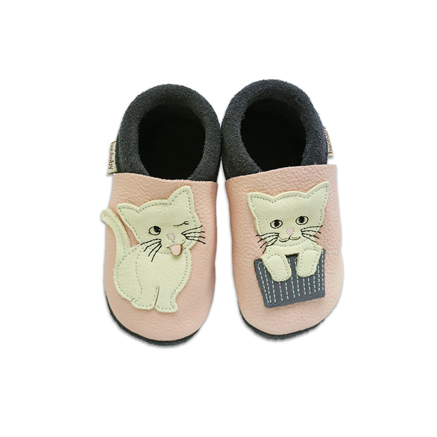 Baobaby Soft Sole Baby Shoes, Classics, Cat's Kiss Pink