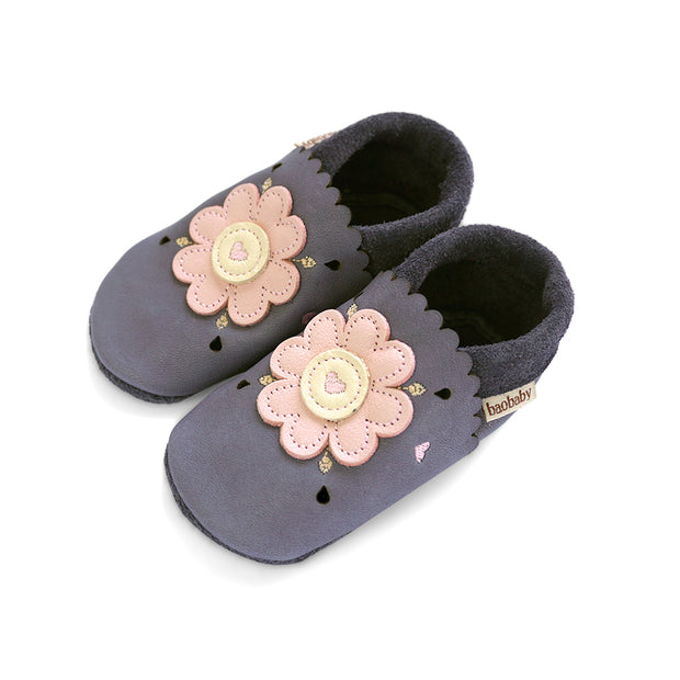 Baobaby Soft Sole Baby Shoes, Classics, Daisy
