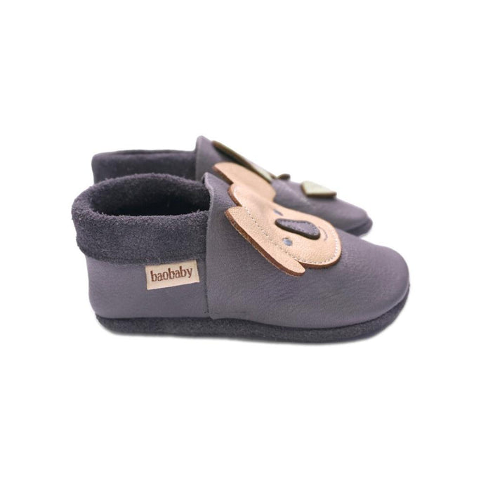 Baobaby Soft Sole Baby Shoes, Classics, Koala