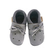 Baobaby Soft Sole Baby Shoes, Sandals, Stars Grey