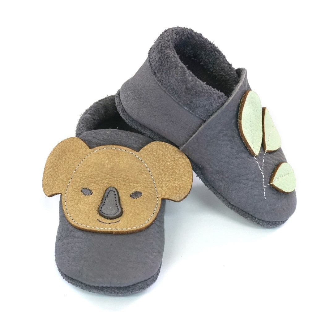 Baobaby Soft Sole Baby Shoes, Classics,  Koala - Parent Studio
