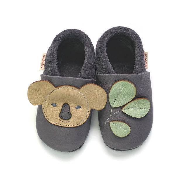 Baobaby Soft Sole Baby Shoes, Classics,  Koala - Parent Studio