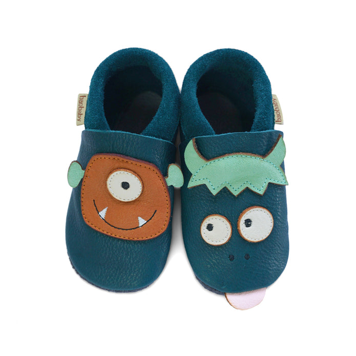 Baobaby Soft Sole Baby Shoes, Classics,  Monster