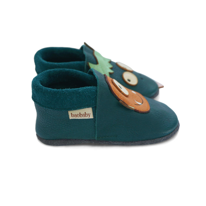 Baobaby Soft Sole Baby Shoes, Classics,  Monster