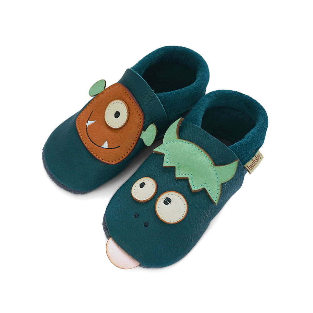 Baobaby Soft Sole Baby Shoes, Classics,  Monster - Parent Studio