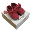 Baobaby Soft Sole Baby Shoes, Pirouettes, Cherry