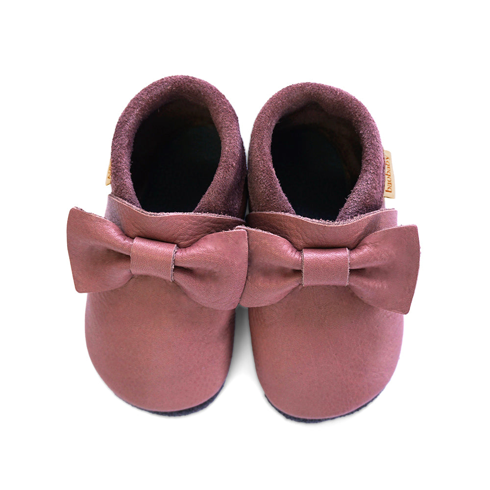 Baobaby Soft Sole Baby Shoes, Pirouettes, Grapeshake