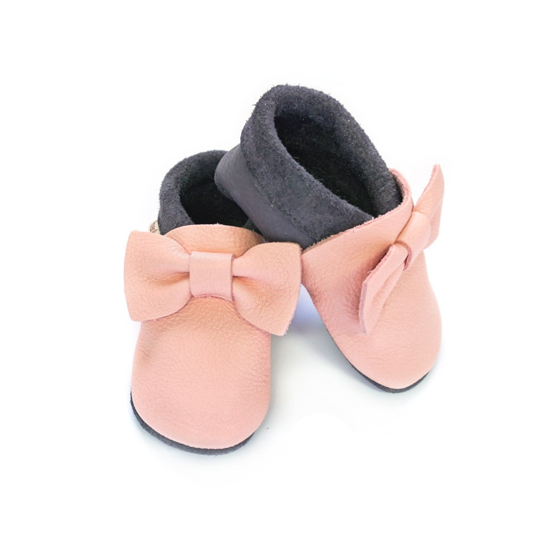 Baobaby Soft Sole Baby Shoes, Pirouettes,  Pink - Parent Studio
