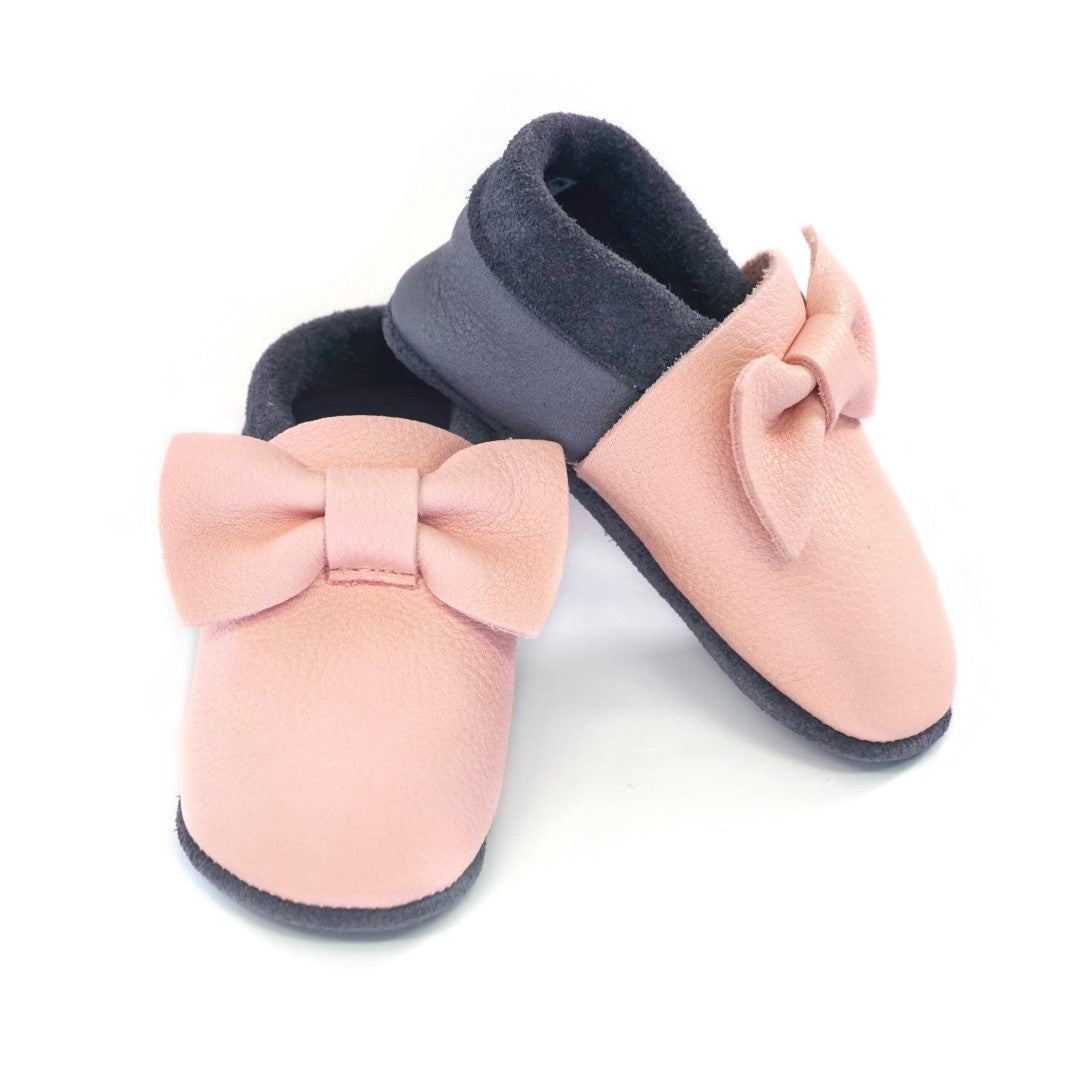 Baobaby Soft Sole Baby Shoes, Pirouettes,  Pink - Parent Studio