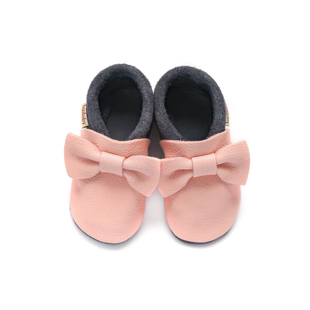 Baobaby Soft Sole Baby Shoes, Pirouettes,  Pink - Parent Studio