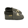 Baobaby Soft Sole Baby Shoes, Classics, Paw Grey
