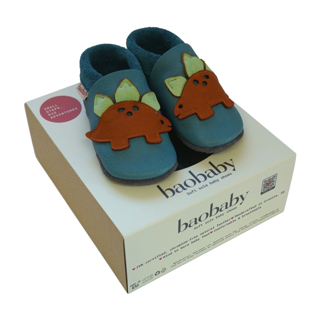 Baobaby Soft Sole Baby Shoes, Classics, Stegofriends - Parent Studio