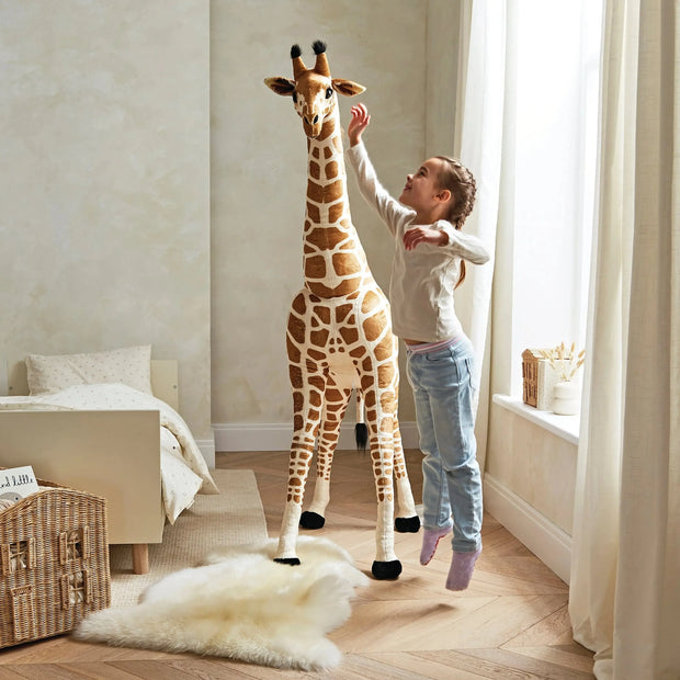 CuddleCo Medium Standing Giraffe Stuffed Animal - 135cm-Nursery Deco-Parent Studio