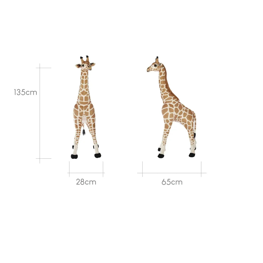 CuddleCo Medium Standing Giraffe Stuffed Animal - 135cm-Nursery Deco-Parent Studio