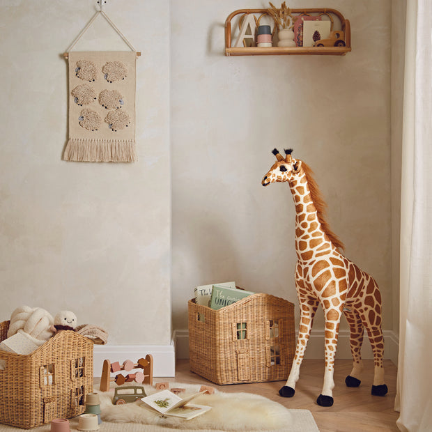 CuddleCo Small Standing Giraffe Stuffed Animal - 100cm-Nursery Deco-Parent Studio