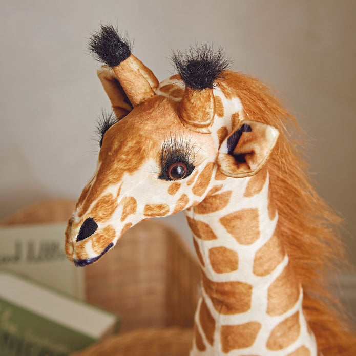 CuddleCo Small Standing Giraffe Stuffed Animal - 100cm-Nursery Deco-Parent Studio