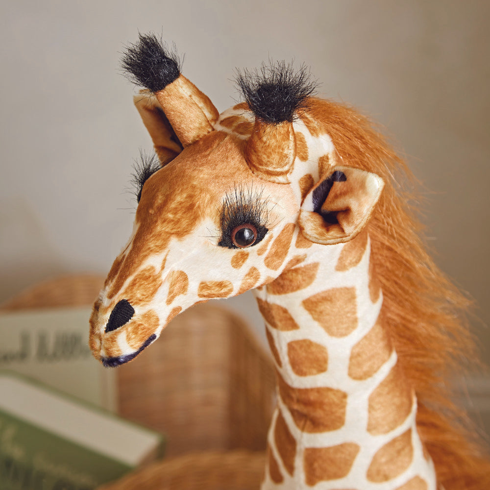 CuddleCo Small Standing Giraffe Stuffed Animal - 100cm-Nursery Deco-Parent Studio