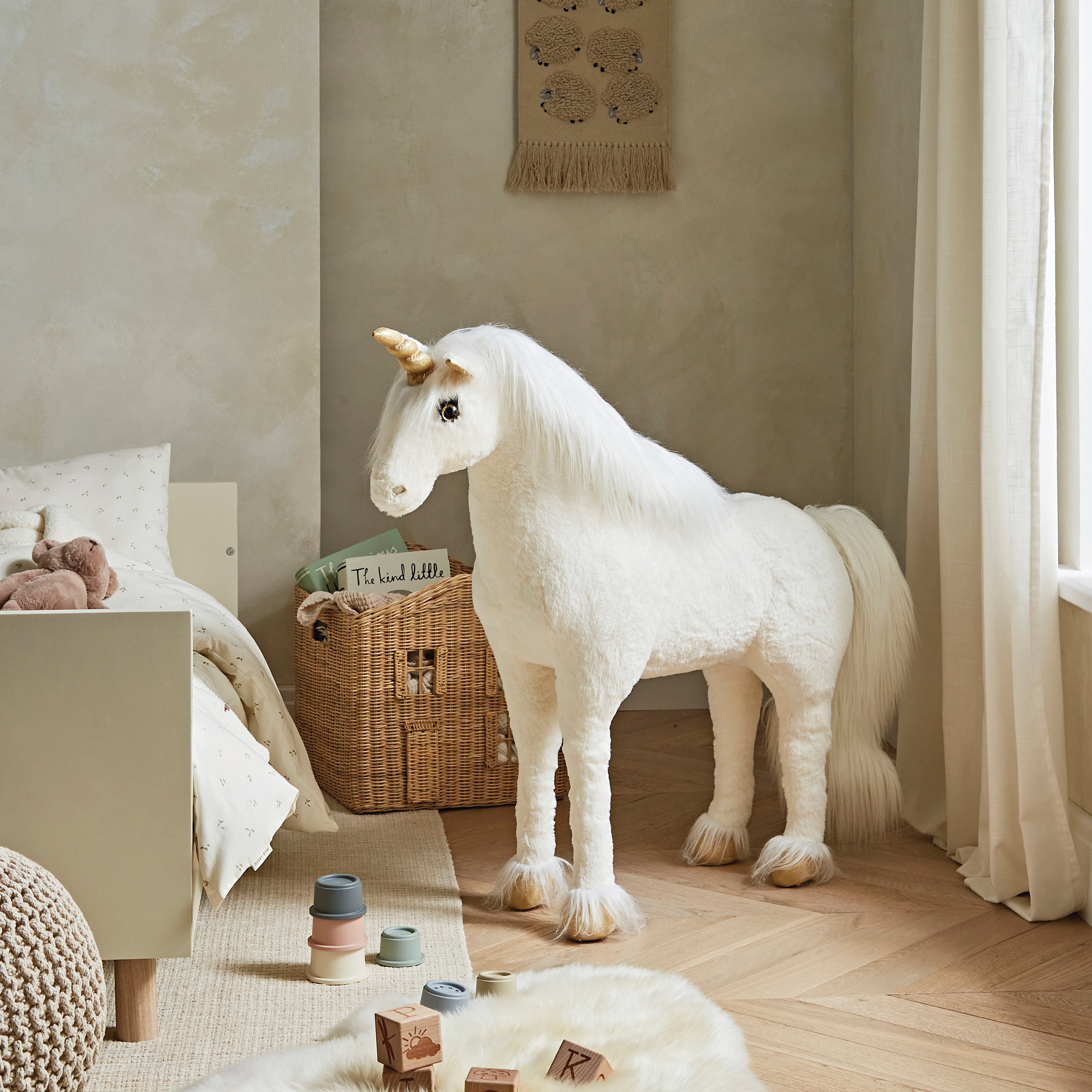 Standing Unicorn - Gold Dust-Nursery Deco-Parent Studio