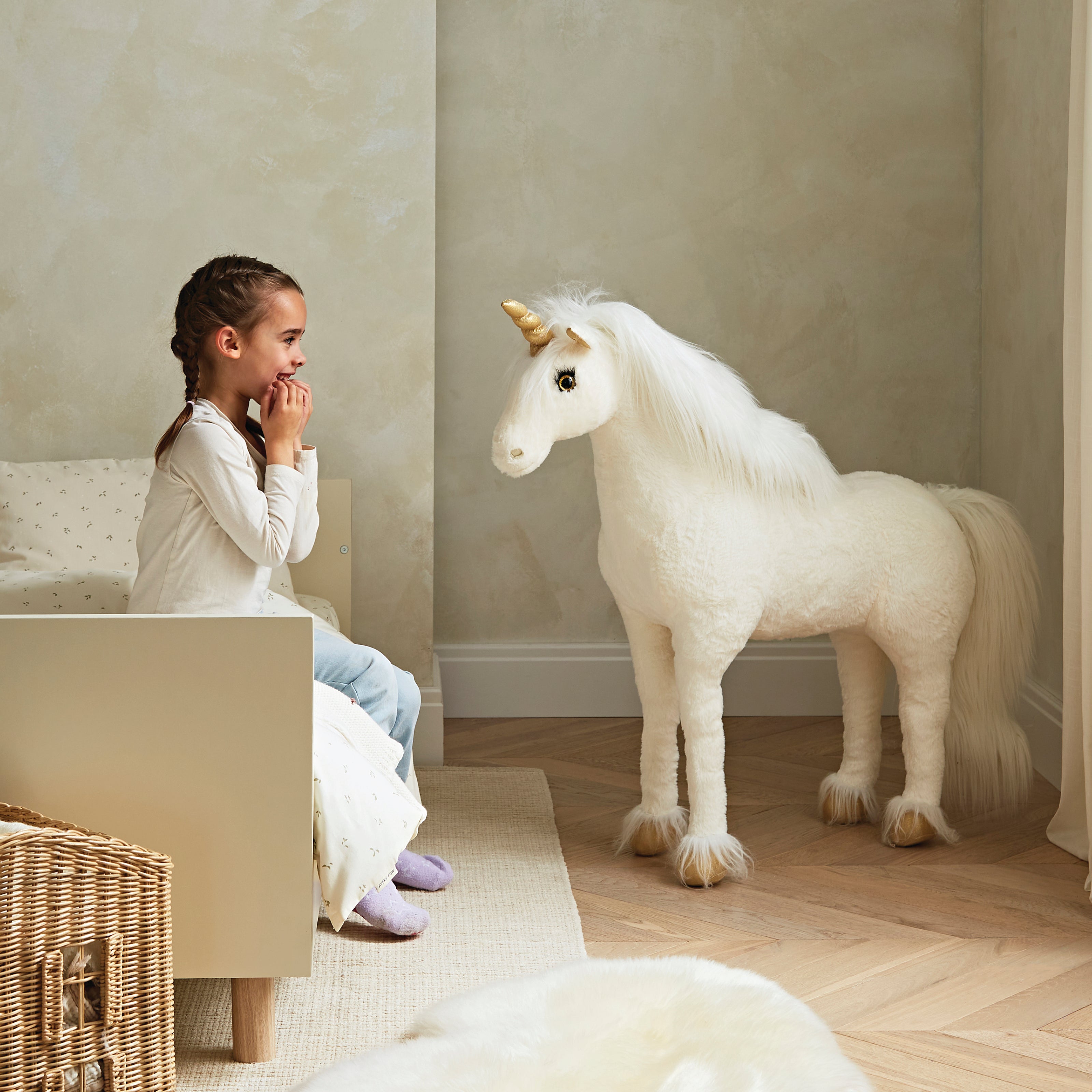 Standing Unicorn - Gold Dust-Nursery Deco-Parent Studio