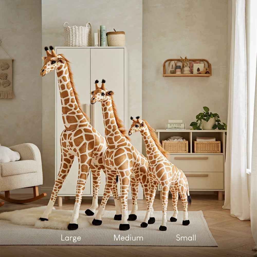 CuddleCo Small Standing Giraffe Stuffed Animal - 100cm