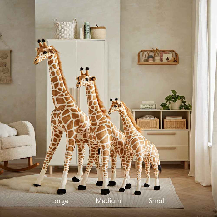 CuddleCo Small Standing Giraffe Stuffed Animal - 100cm