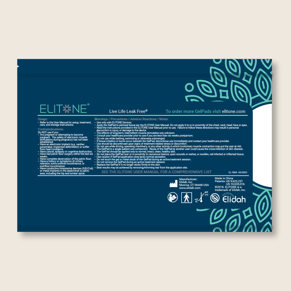 ELITONE Gel Pads - Pack of 5 for Ultimate Comfort and Support with Ellitone Technology for Pelvic Floor Exerciser