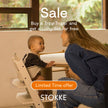 Tripp Trapp® High Chair Bundle with FREE BabySet - Oak