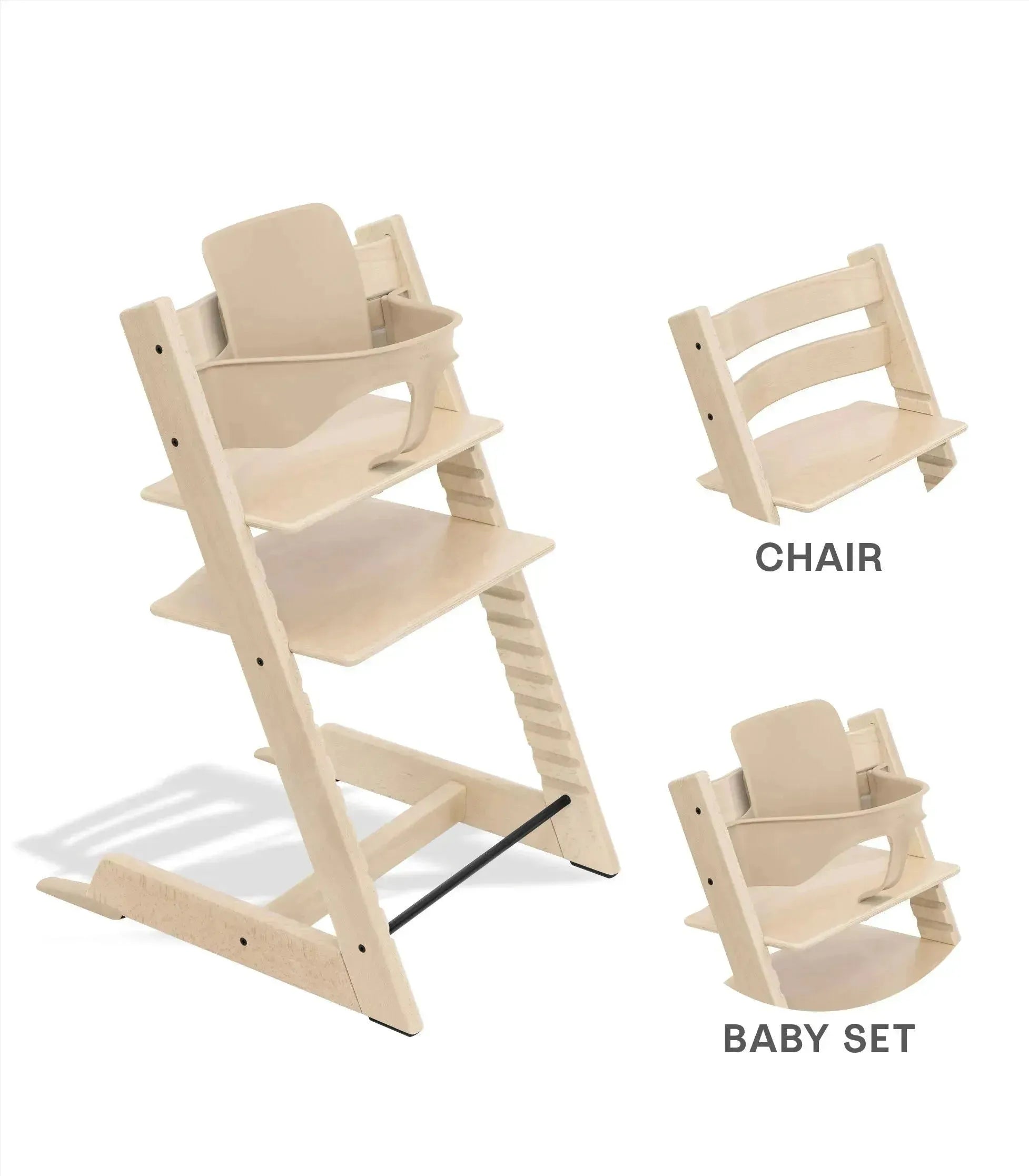 Tripp Trapp® High Chair Bundle Oak Wood