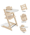 Tripp Trapp® High Chair Bundle + Stokke® Tray Beech Wood