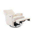 Obaby Madison Electric Swivel Glider Recliner Chair - Teddy Fabric