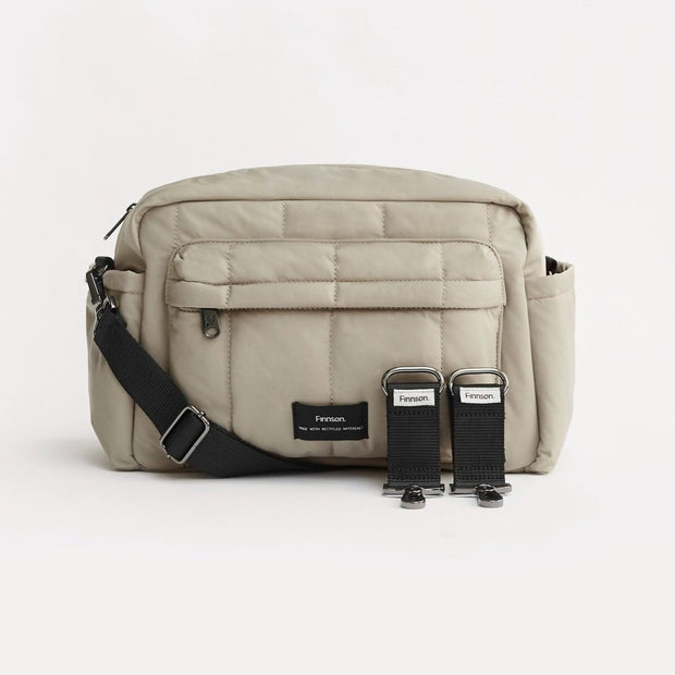 Finnsøn Freya Eco Oversized Stroller Organiser / Compact Changing Bag (with Stroller Clips)