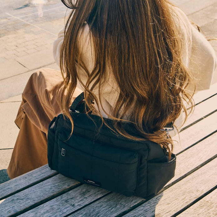 Finnsøn Freya Eco Oversized Stroller Organiser / Compact Changing Bag (with Stroller Clips)