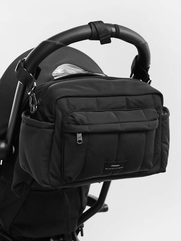 Finnsøn Freya Eco Oversized Stroller Organiser / Compact Changing Bag (with Stroller Clips)