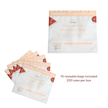 Fraupow Microwave Steriliser Bags | Pack of 10 for Convenient Steam Cleaning
