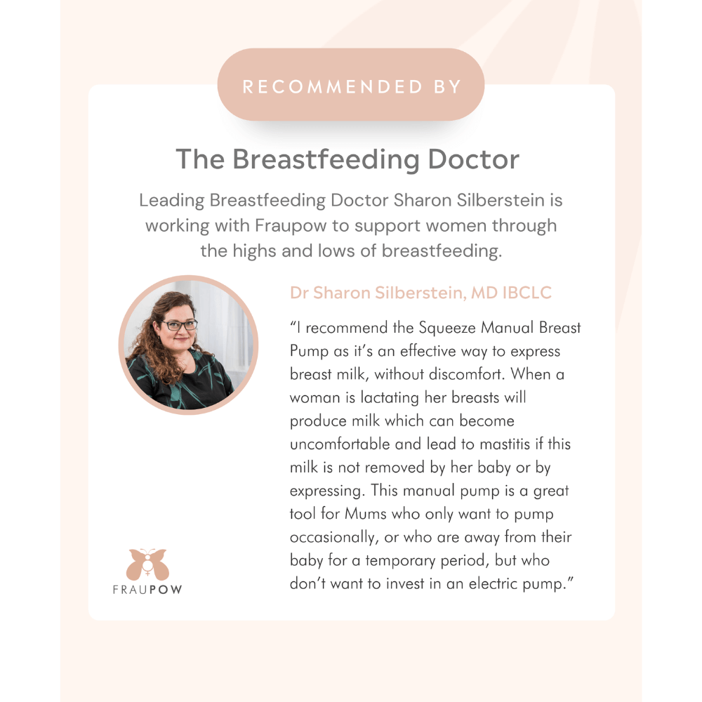 Fraupow Squeeze Manual Breast Pump